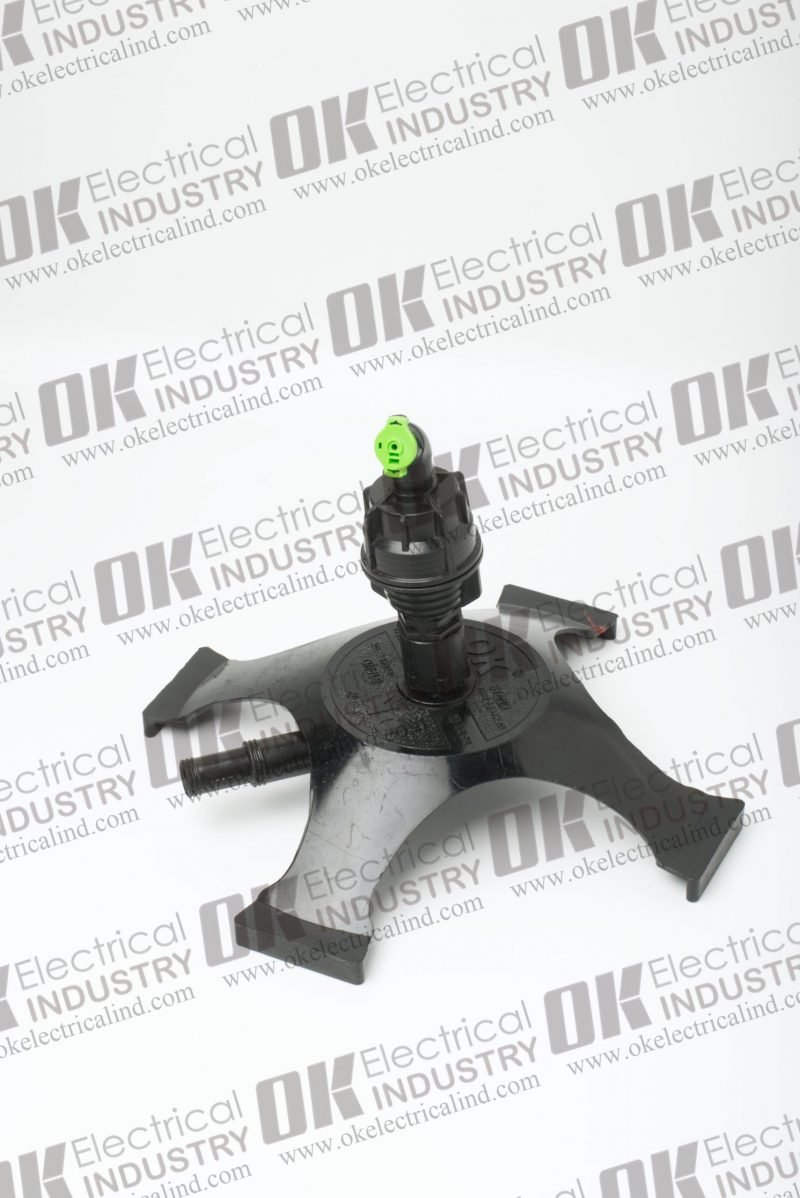 Agricultural sprinkler wobbler with base