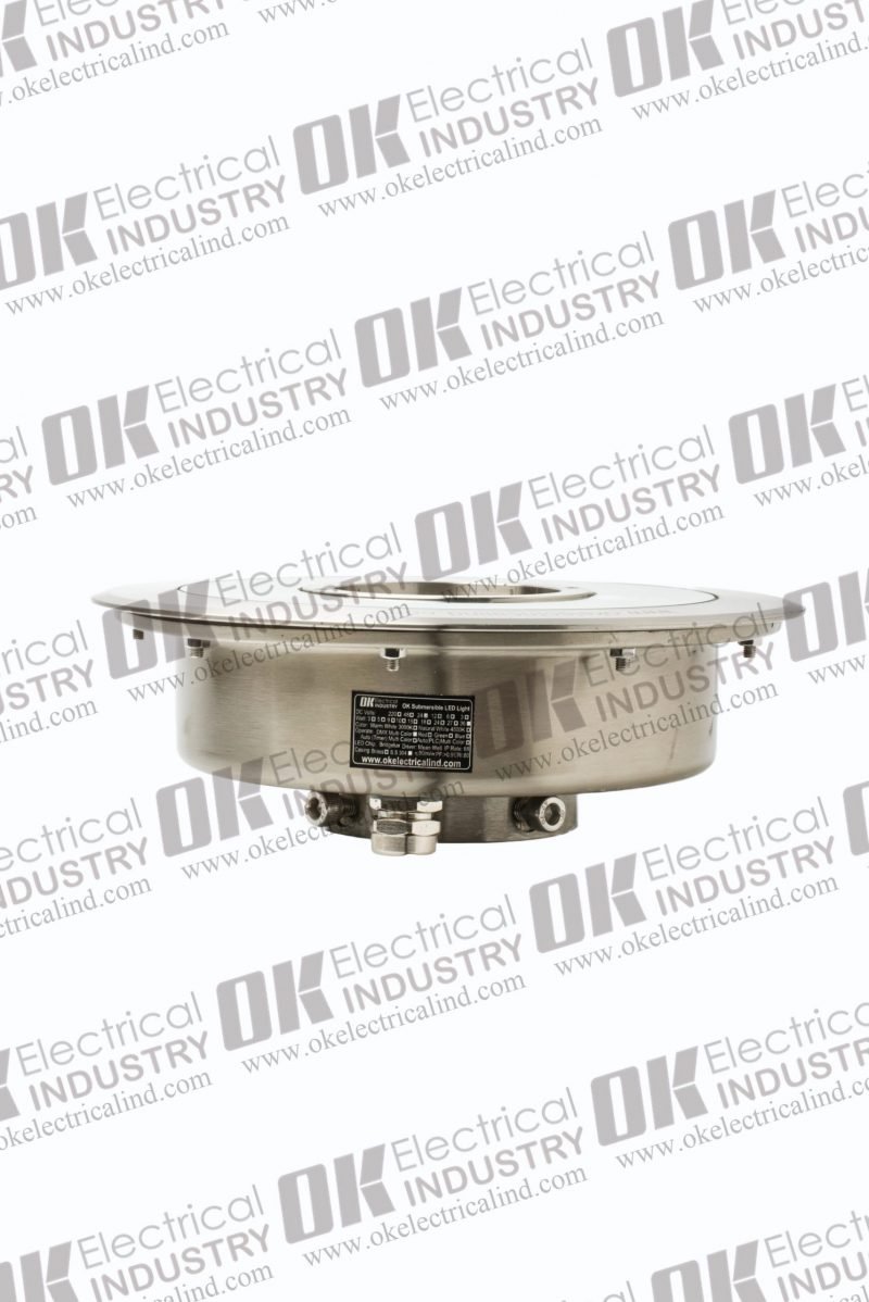 SS Submersible LED light 36 Watt RGBW with Center Hole