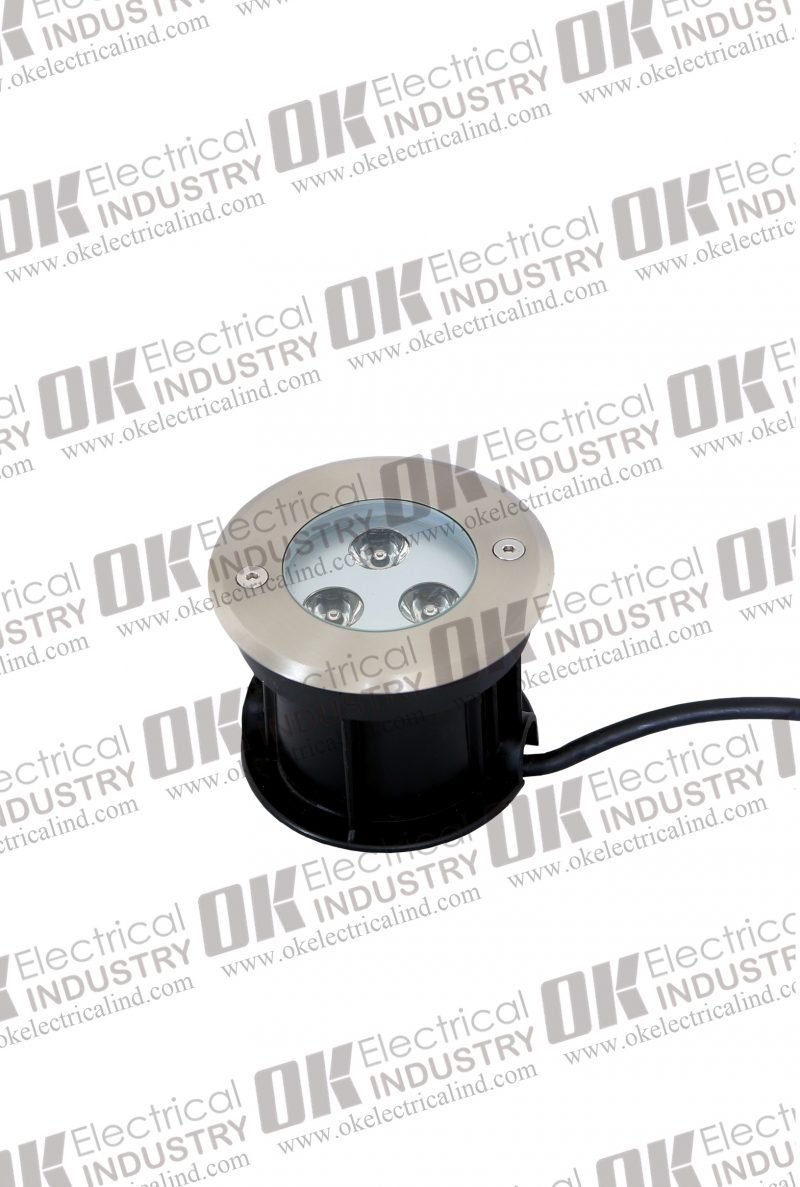 SS Submersible LED Floor light 3 Watt Warm White