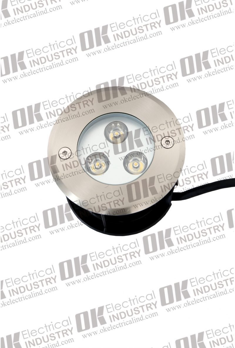 SS Submersible LED Floor light 3 Watt Warm White
