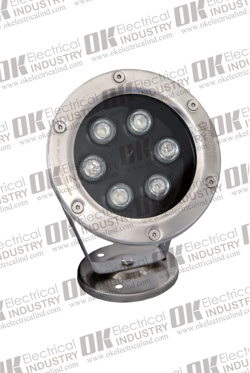 SS Submersible LED light 6 Watt RGB