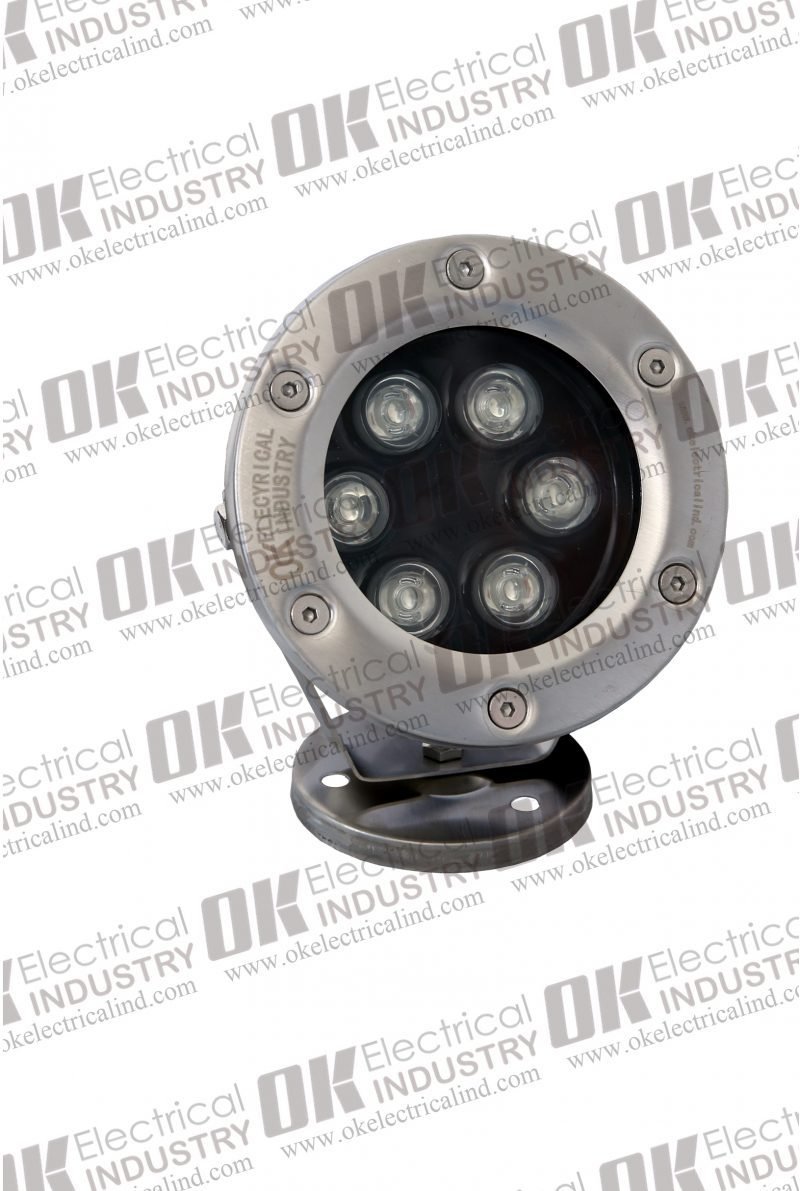 SS Submersible LED light 6 Watt RGB