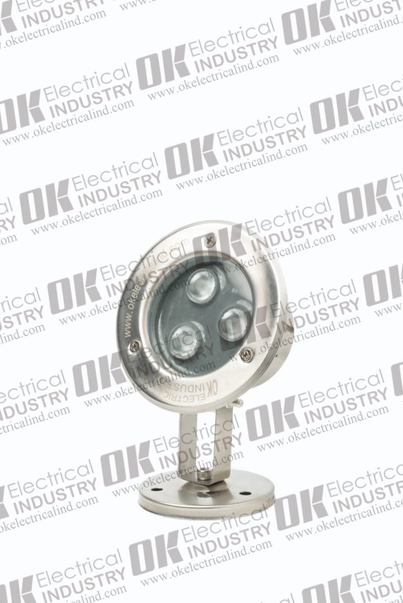 SS Submersible LED light 9 Watt RGBW