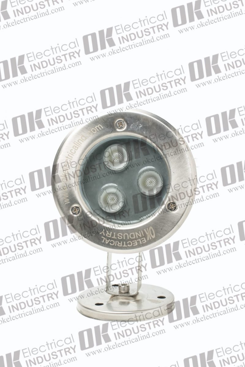 SS Submersible LED light 9 Watt RGBW