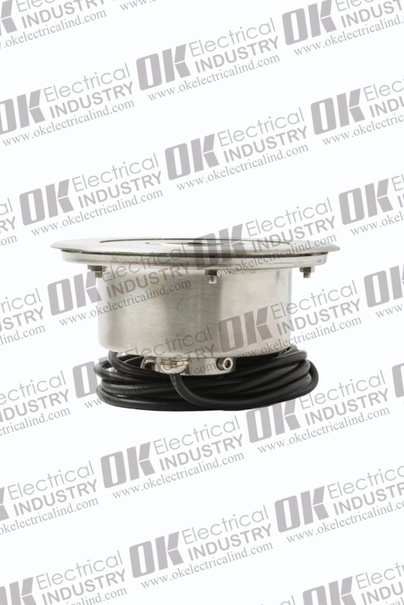 SS Submersible LED light 9 Watt Warm White with Center Hole