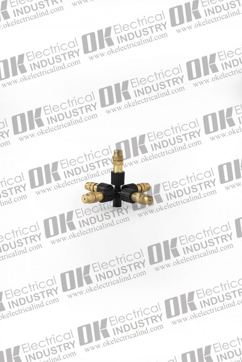 5 way mist nozzle with pipe