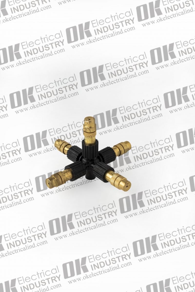 5 way mist nozzle with pipe