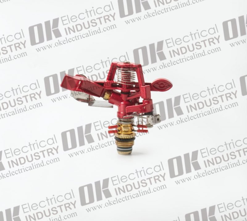 Agricultural Red Sprinkler 1/2" Aluminum with Trolley - PC