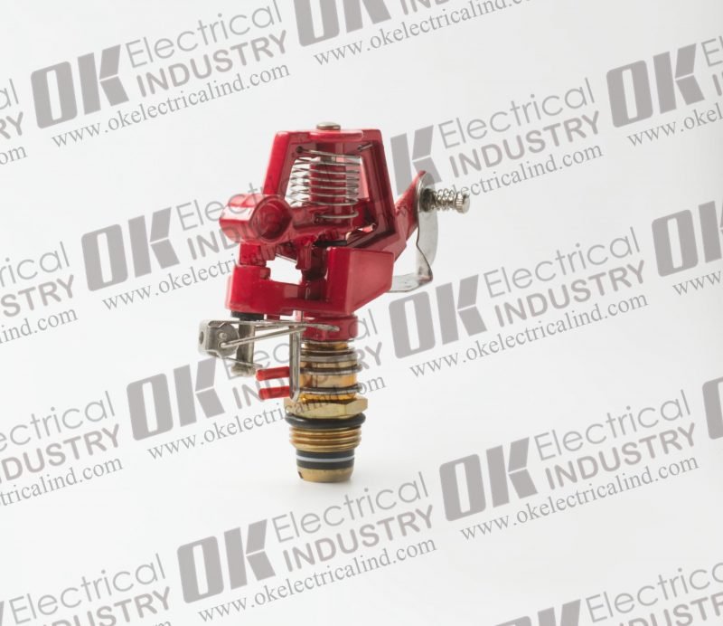Agricultural Red Sprinkler 1/2" Aluminum with Trolley - PC