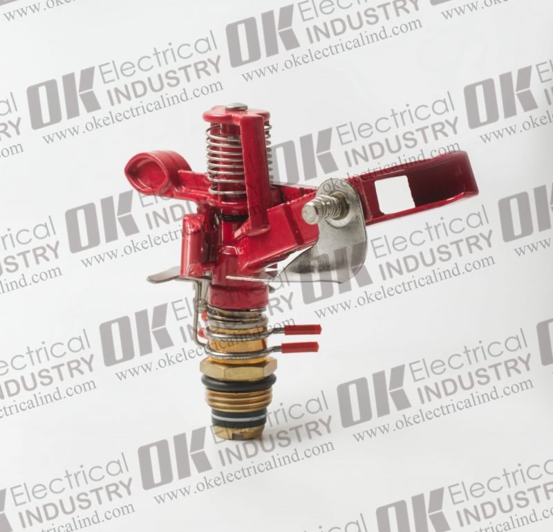 Agricultural Red Sprinkler 1/2" Aluminum with Trolley - PC